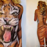 02_backstage_Body painting Tigre