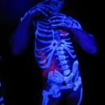 fluo body painting by Elena